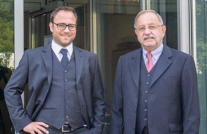 Управляют компанией вместе: оба руководителя Polytechnik Лукас и Лео Ширнхоферы (слева направо).jpg